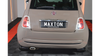 Splitter Fiat 500 Rear Side Gloss Black