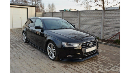 Splitter Audi A4 B8 Facelift przód v.2 Gloss Black