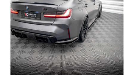 Splitter BMW 3 G80 M-Pack Rear Side v.1 Gloss Black