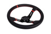 Steering wheel Pro 350mm offset:80mm Leather Black