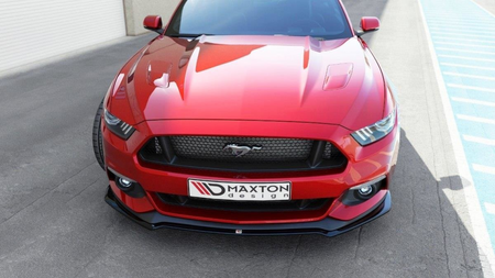 Splitter Ford Mustang VI Front Gloss Black