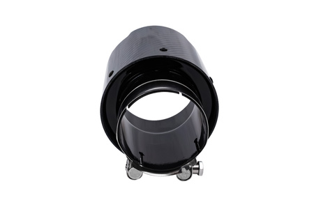 Końcówka tłumika 114mm wejście 76mm Carbon Gloss