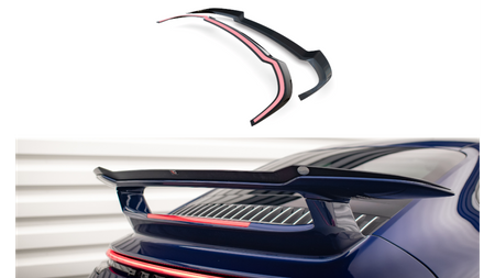 Spoiler Cap Porsche 911 Carrera Aero 992 Gloss Black