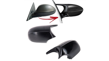 Mirror Cover Set BMW 1 E81 E82 E87 E88 3 E90 E91 E92 E93 Facelift Not primed