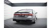 Diffuser Audi A7 C8 Facelift S-Line Rear Valance + Exhaust Ends Imitation Black