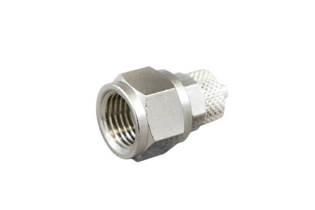 ZŁĄCZKA METALOWA skręcana 6/4 mm - 1/4" żeńska GW