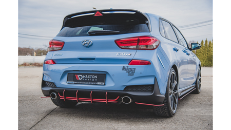 Dyfuzor Hyundai I30 III N Tył Racing Durability v.1 Red