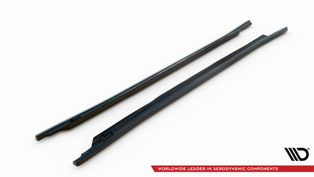 Diffuser Audi A3 8Y Side Skirts Gloss Black