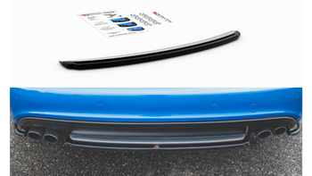 Splitter Audi A4 B8 S-Line Tył Środkowy Gloss Black