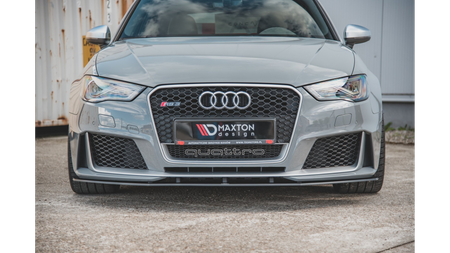 Splitter Audi RS3 8V Sportback Front Racing Durability Black-Red