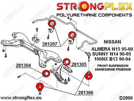 Front anti roll bar bush SPORT