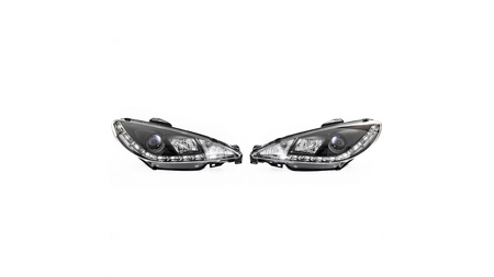 Lights PEUGEOT 206 CC SW Front Projector Black