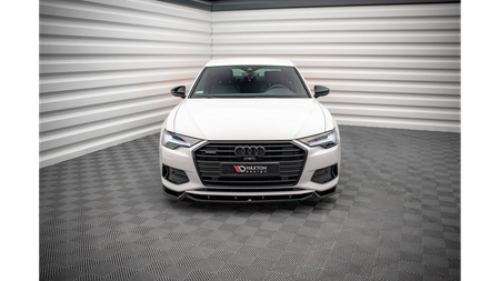 Splitter Audi A6 C8 przód v.2 Gloss Black