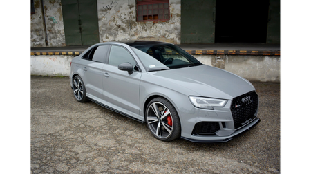 Dokładki Progów Audi RS3 8V FL Sedan Gloss Black