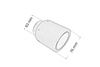 Exhaust Tip 76mm enter 63mm Carbon Matte