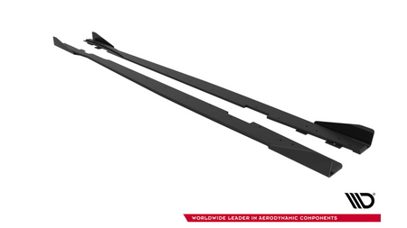 Dokładka Ford Focus ST Mk3 Facelift Progi Street Pro Black + Gloss Flaps