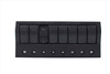 Switch 12/24V ON-OFFx5, 1xZ, 2xUSB 3,1A ,1xLED volt, 3xB 15A IP68 Blue