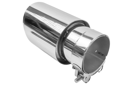 Końcówka tłumika 89mm wejście 67mm Polerowana