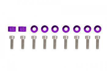 Decorative screws washers M8x1.25 25mm JDM Purple