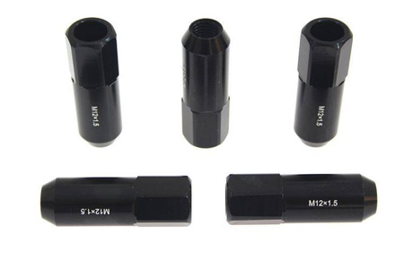 Wheel lug nuts JBR 60mm M12 x1,5 Black