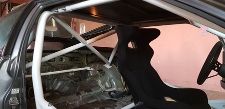 Bolt-in Roll Cage Honda CRX ED9 EE8 White