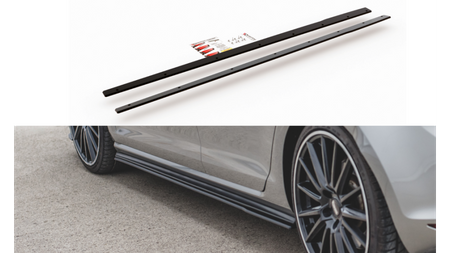 Diffuser Volkswagen Golf 7 GTI Side Skirts Racing Red