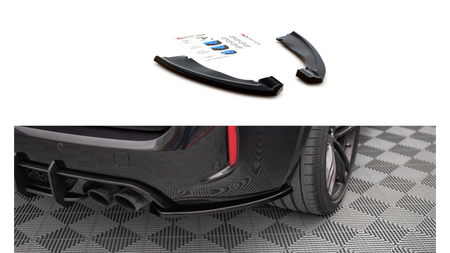 Splitter BMW X5 F85 M-Pack Tył Boczne Gloss Black