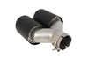 Exhaust Tip 89mmx2 enter 63mm Carbon Matte