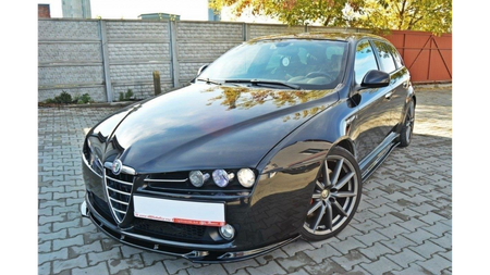 Splitter Alfa Romeo 159 przód v.1 Gloss Black