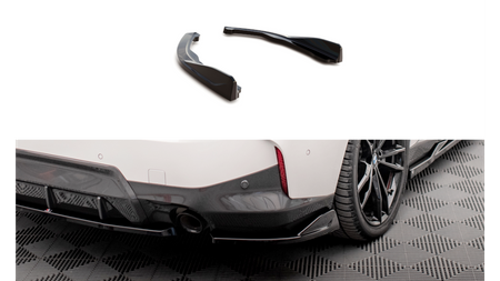 Splitter BMW 2 G42 M-Pack Rear Side v.1 Gloss Black