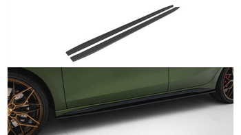Side Skirts Audi S3 A3 S-line 8Y Facelift Street Pro Black-Red
