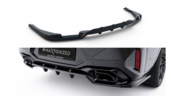 Splitter BMW X4 G02 M-Pack Facelift Rear Central with Diffuser v.2
