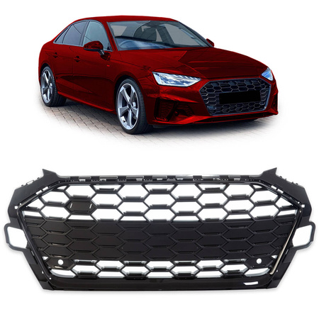 Grill Audi A4 B9 Facelift Black