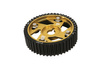 Brian Crower Adjustable Cam Gears - Gold Anodize (Toyota 2JZgte/2JZGE Vvti) - 1 Only BC8830-1