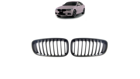 Grill BMW 3 F34 pojedyncze żeberka Matt Black