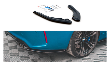 Splitter BMW 2 F87 M-Pack Tył Boczne v.2 Gloss Black