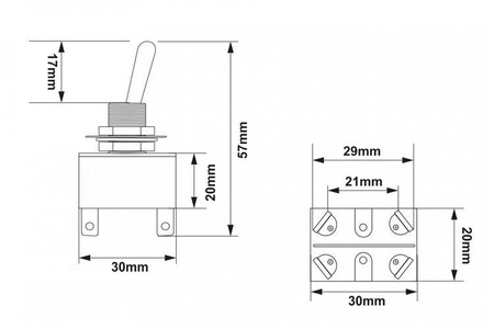 Switch Toggle Classic 4PIN