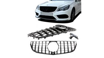 Grill Mercedes-Benz E C207 A207 Facelift GT Gloss Black