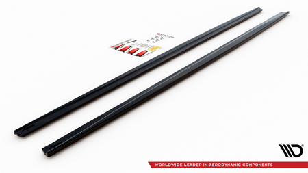 Diffuser BMW 5 F90 M-Pack Side Skirts Gloss Black