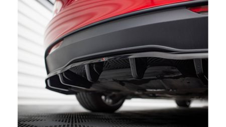 Splitter Tesla Model 3 Project Highland Rear Central with Diffuser v.1