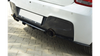 Splitter BMW 1 F20 Rear Central with Diffuser M-Power Gloss Black