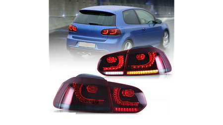 Lampy Volkswagen Golf VI Tył Dynamic LED Red