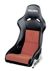 Racing Seat Recaro Rennschalen (ABE) / Racing shells (ABE) Pole Position - Artificial leather Black / Dinamica Red