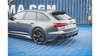 Splitter Audi RS6 RS7 C8 Tył Boczne v.2 Gloss Black