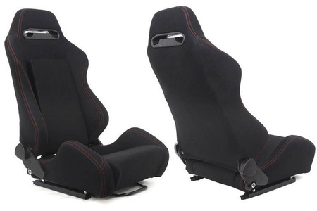 Racing seat R-LOOK Velvet Black