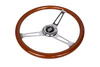Kierownica 380mm Drewno 