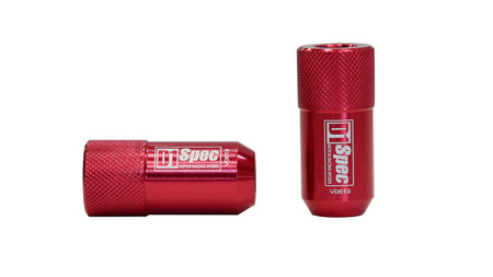 Forged wheel lug nuts D1Spec HEX Alu M12x1.5 Red ​