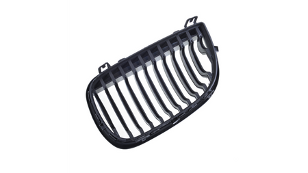 Grill BMW 1 E81 E87 pojedyncze żeberka Gloss Black