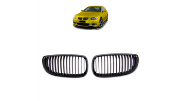 Grill BMW 3 E92 E93 pojedyncze żeberka Matt Black