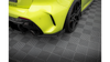 Splitter BMW 1 F40 M-Pack Rear Side Street Pro v.1 Black-Red + Gloss Flaps